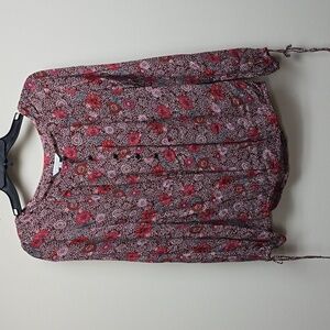 Lucky Brand women long sleeve blouse